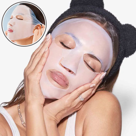3D Silicone Face Mask Women Skin Care Moisturizing Lifting Firming Anti Wrinkle Reusable Gel Sheet Mask Facial Skin Care Tool