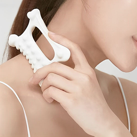2024 New Facial Maintenance Gua Sha Massage Board Resinous Static Free Portable Full Body Scraping Plate for Women Adults