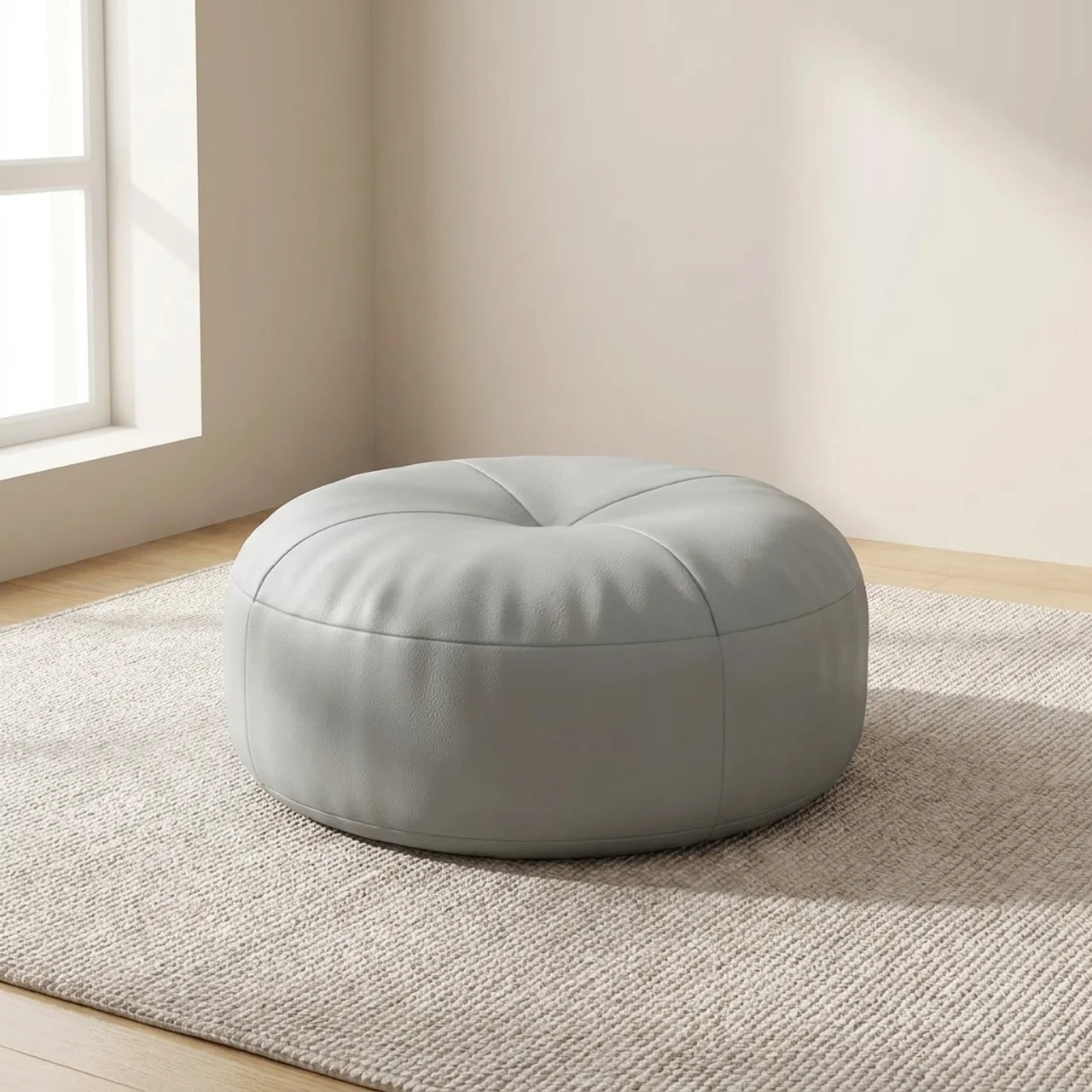 Round Floor Cushion Japanese Style Indoor Cushion