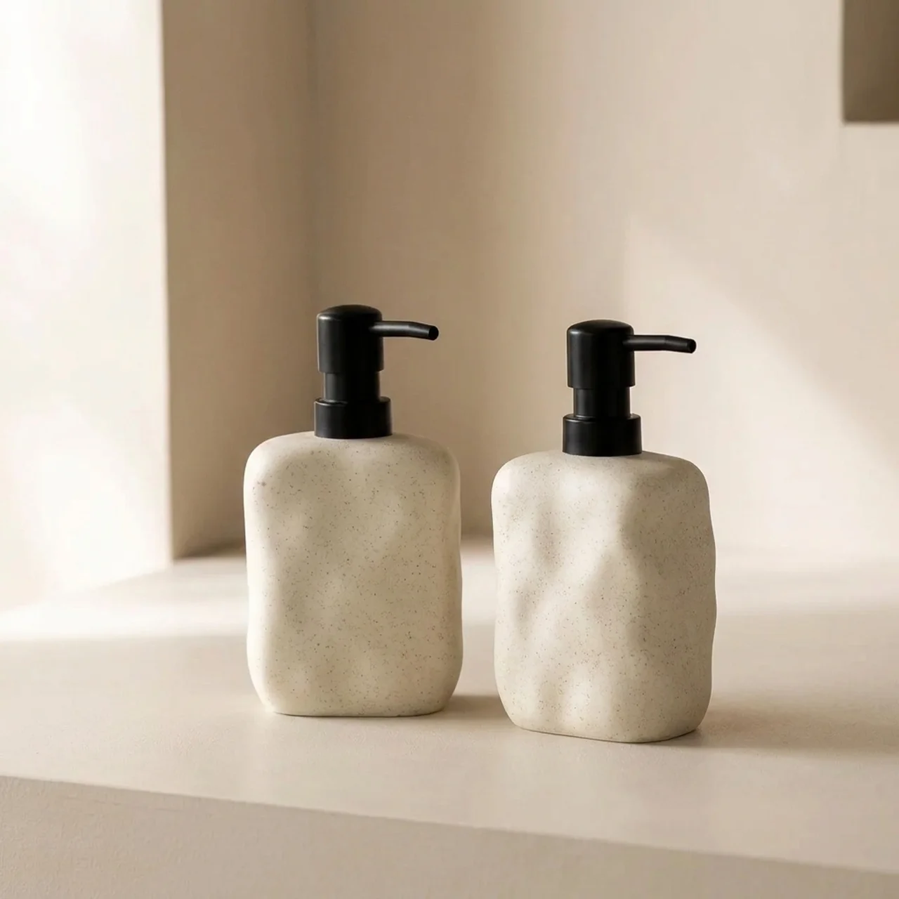 Soap Dispenser Wabi-Sabi Minimalist Press Pump Refillable