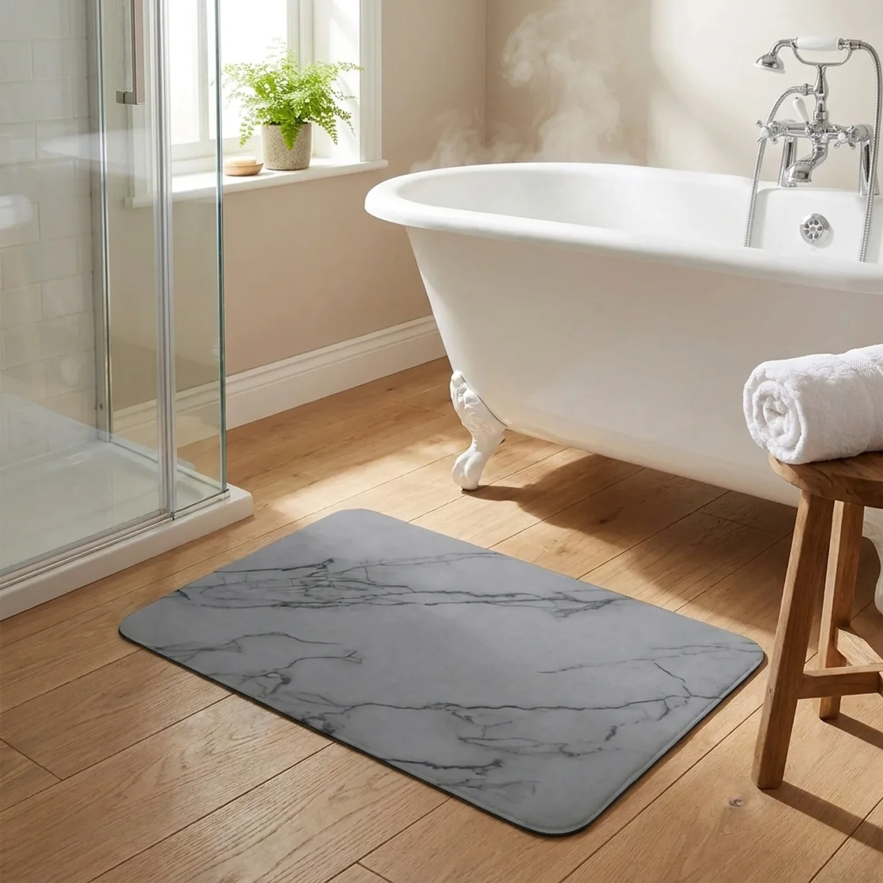 Shower Mat Fast Drying Bathroom Floor Non Slip
