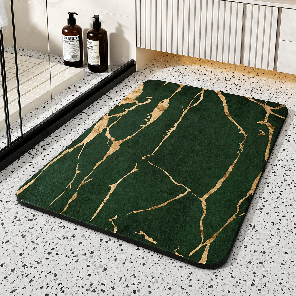 Shower Mat Fast Drying Bathroom Floor Non Slip