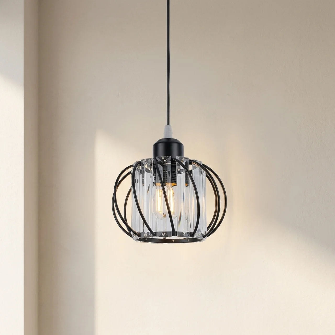 Pendant Light Nordic Glass Globe Design E27 E26 Single Light for Hallway