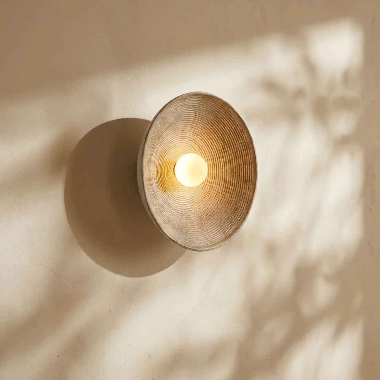 Wall Light Decorative Bowl Design Ambient Indoor Wall Fixture