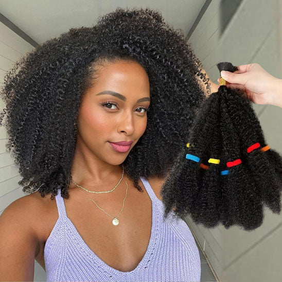 Curly Crochet – 12” Synthetic Ombre Afro Kinky Braiding Hair Extensions