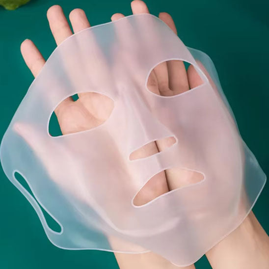 3D Silicone Face Mask Women Skin Care Moisturizing Lifting Firming Anti Wrinkle Reusable Gel Sheet Mask Facial Skin Care Tool