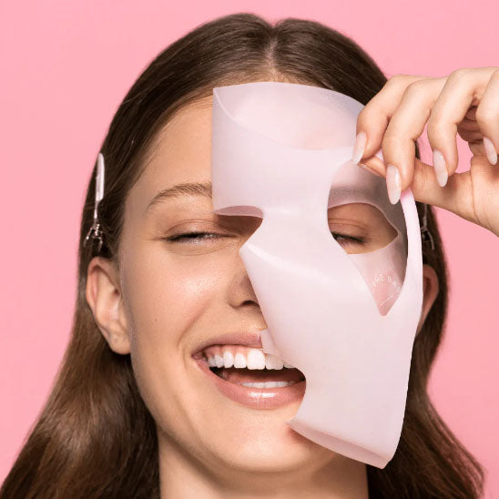 3D Silicone Face Mask Women Skin Care Moisturizing Lifting Firming Anti Wrinkle Reusable Gel Sheet Mask Facial Skin Care Tool