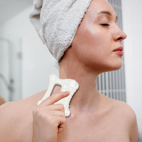 2024 New Facial Maintenance Gua Sha Massage Board Resinous Static Free Portable Full Body Scraping Plate for Women Adults