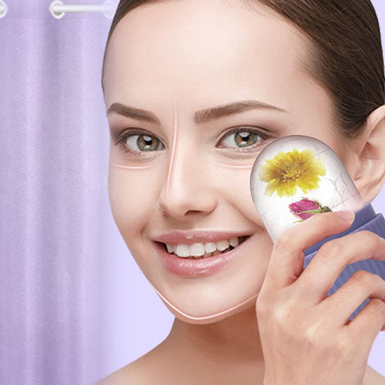 Silicone Ice Mold For Face Beauty Facial Ice Cube Mold Ice Roller For Face And Eye Icing Gua Sha Face Massage Skin Care Tool
