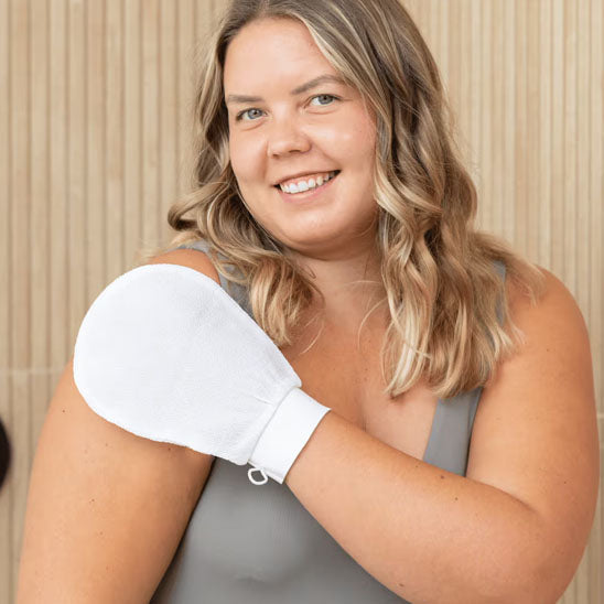 Exfoliating Glove – Double-Sided Hammam Scrub Mitt for Deep Cleansing