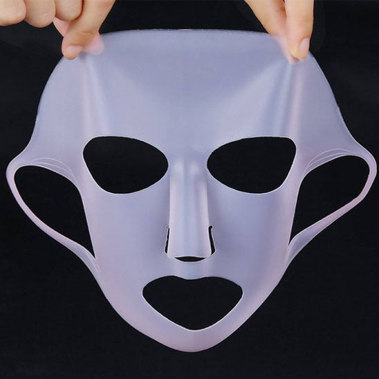 3D Silicone Face Mask Women Skin Care Moisturizing Lifting Firming Anti Wrinkle Reusable Gel Sheet Mask Facial Skin Care Tool