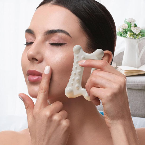 2024 New Facial Maintenance Gua Sha Massage Board Resinous Static Free Portable Full Body Scraping Plate for Women Adults