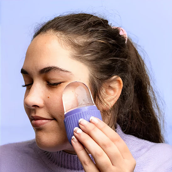Silicone Ice Mold For Face Beauty Facial Ice Cube Mold Ice Roller For Face And Eye Icing Gua Sha Face Massage Skin Care Tool