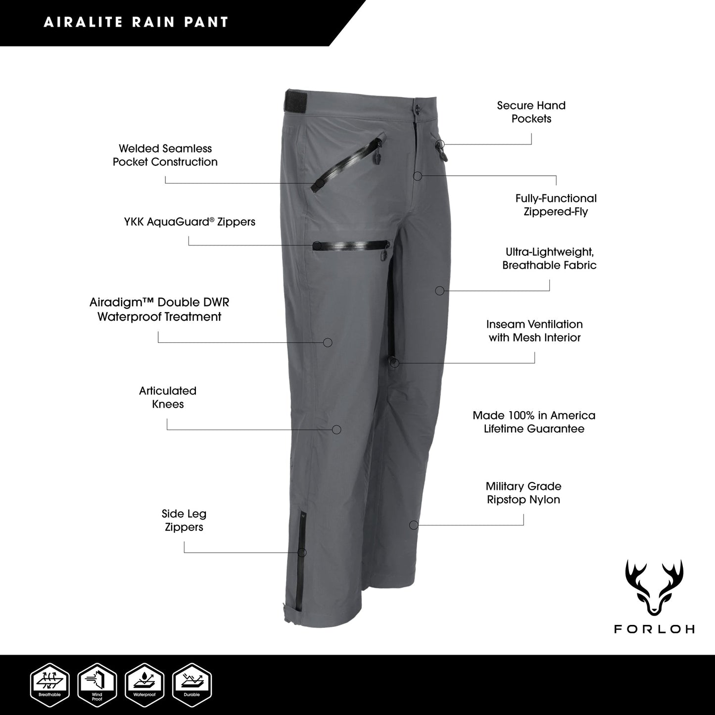 Men's Airalite Rain Pant