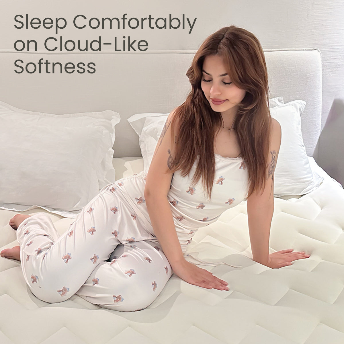 Soft & Cozy 3D Fill Cooling Mattress Topper – Luxurious Comfort