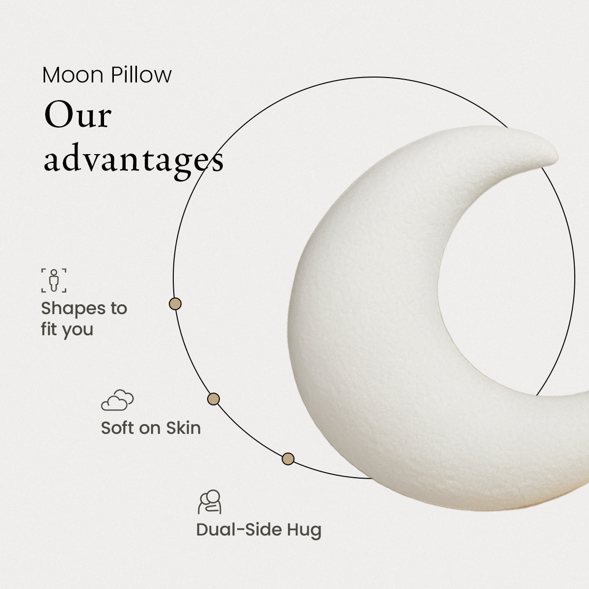 The Puff Moon Pillow