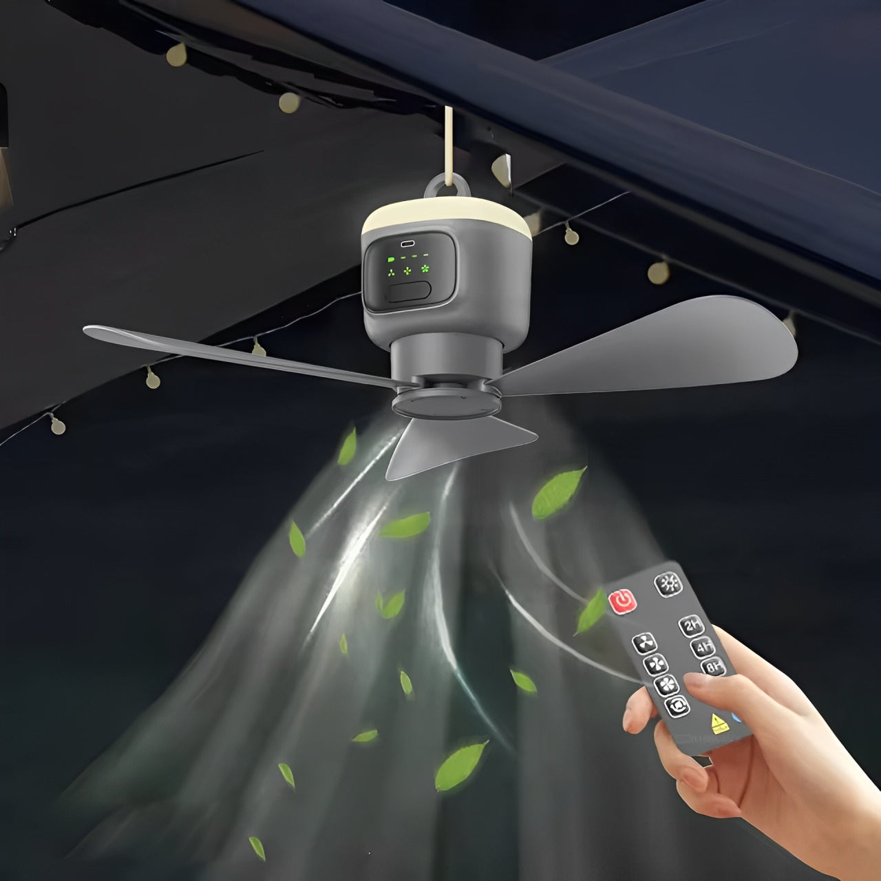Wireless Ceiling Fan With Remote Control