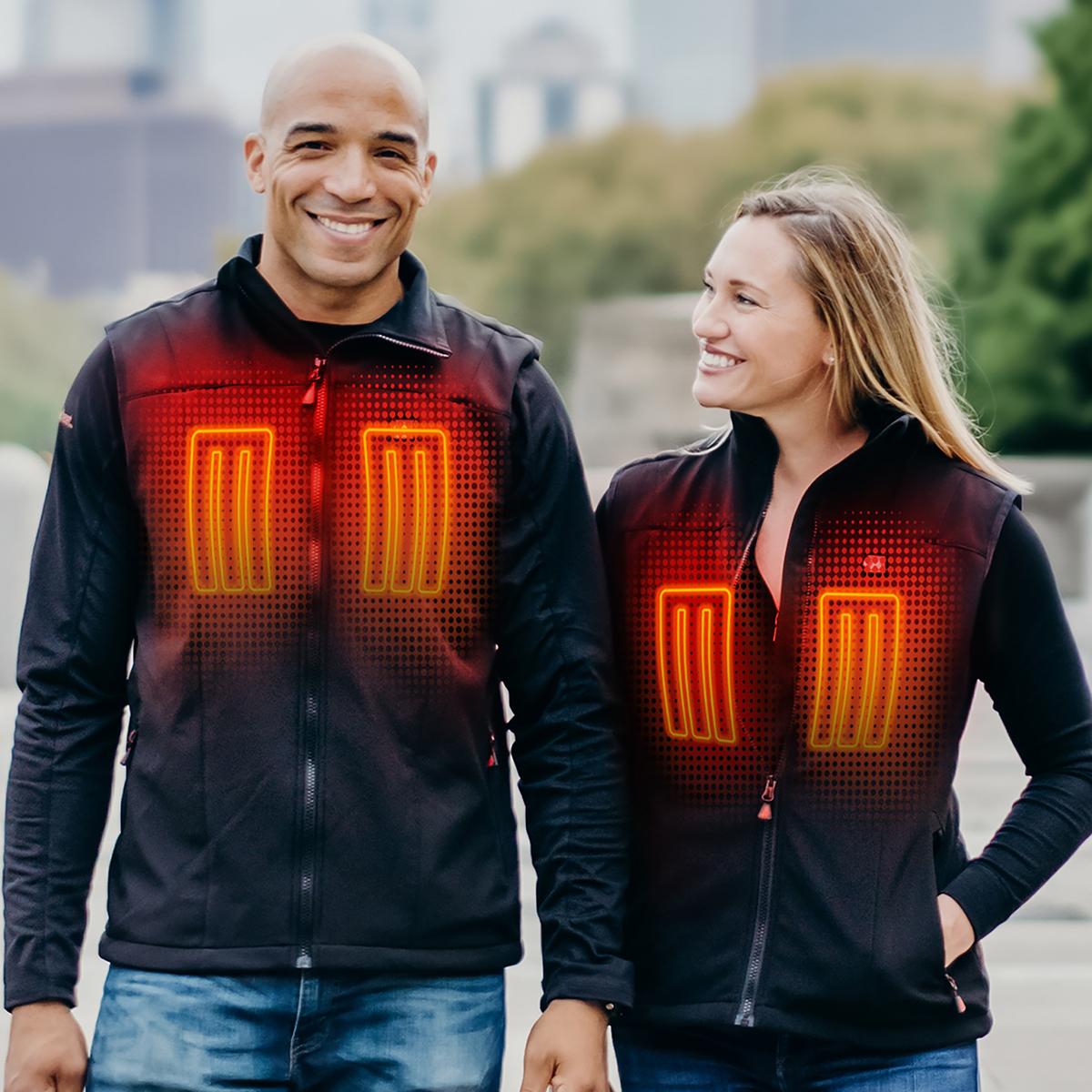 ActionHeat Denver Broncos 5V Men's Softshell Battery Heated Vest