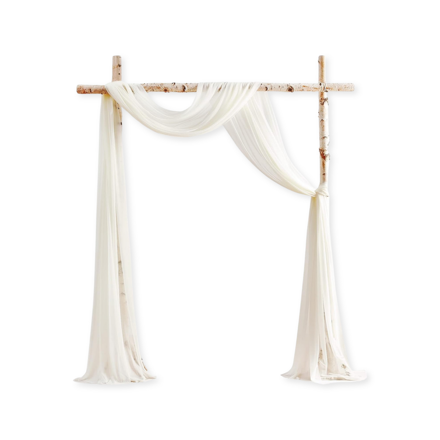 Chiffon Wedding Arbor Drape Rental