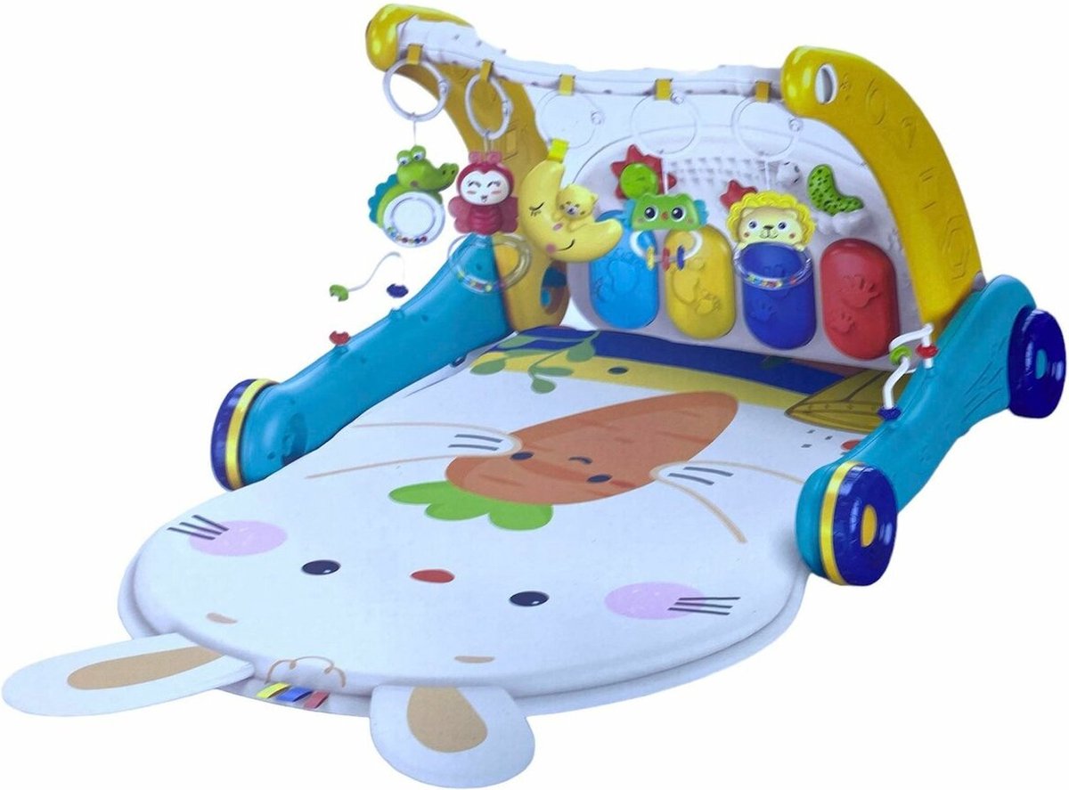 Baby loopwagen - Baby mat - Baby rek - Set 2in1 - Multifunctioneel - Educatief Babyspeelgoed