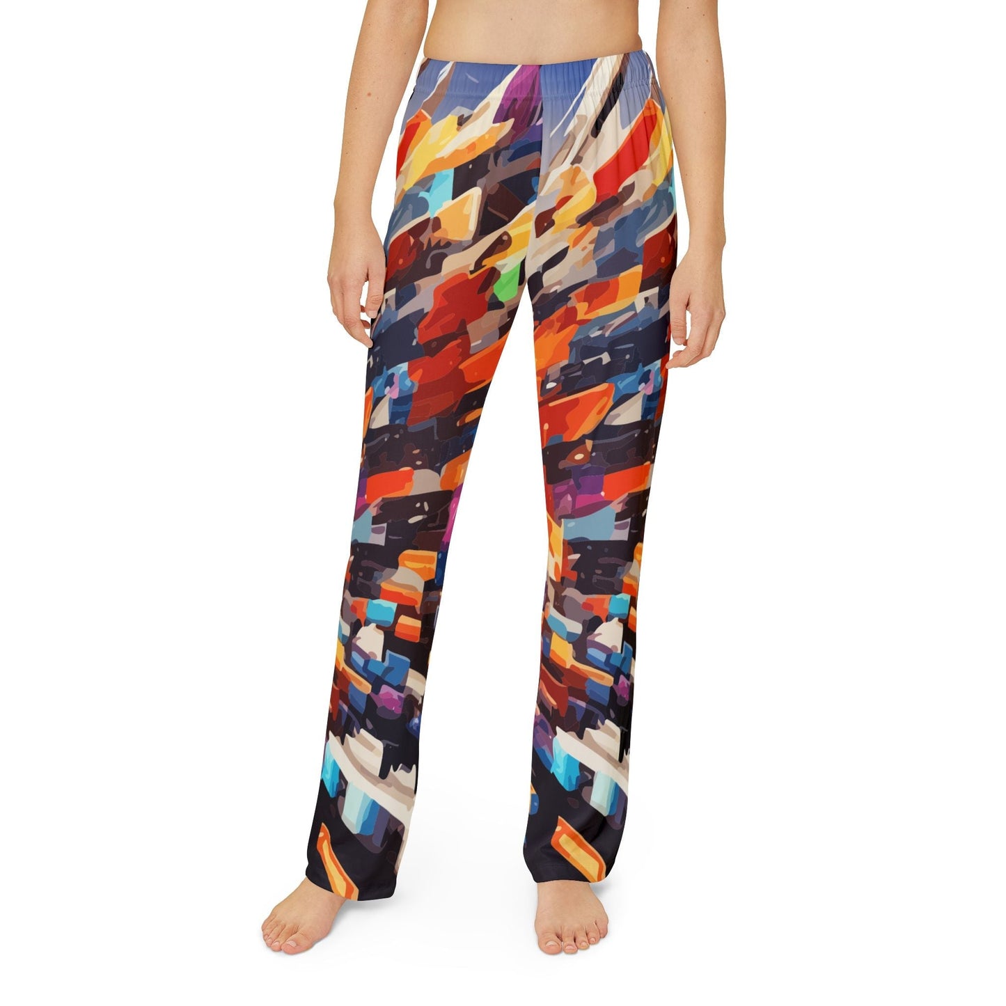 Kids AOP Lounge Pants for Bold Little Self-Expressers — All-Over Print Pajama Bottoms, Made in USA Assembled Maximalist Kids' Sleepwear