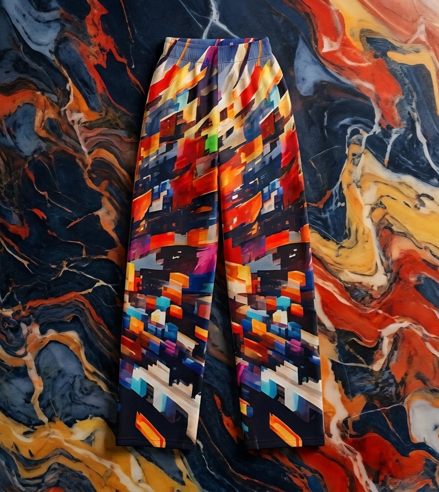 Kids AOP Lounge Pants for Bold Little Self-Expressers — All-Over Print Pajama Bottoms, Made in USA Assembled Maximalist Kids' Sleepwear