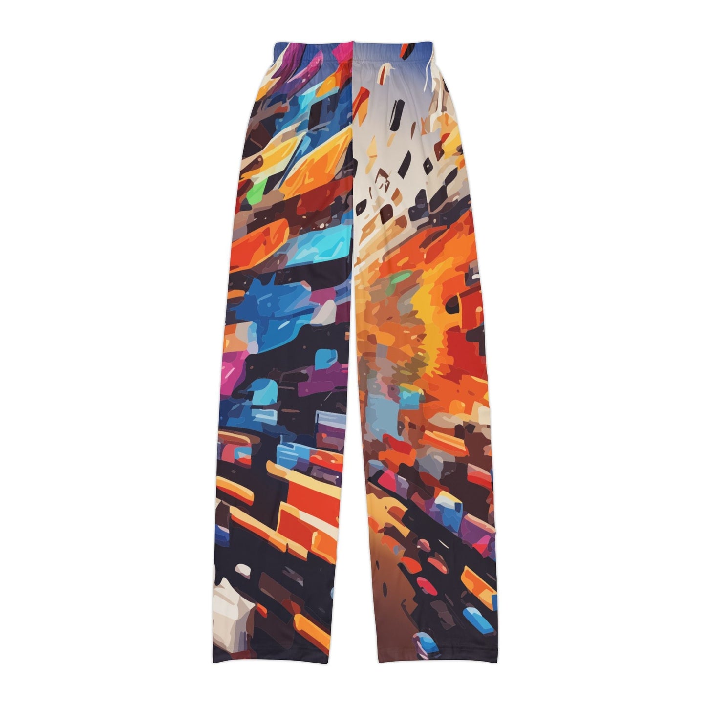 Kids AOP Lounge Pants for Bold Little Self-Expressers — All-Over Print Pajama Bottoms, Made in USA Assembled Maximalist Kids' Sleepwear