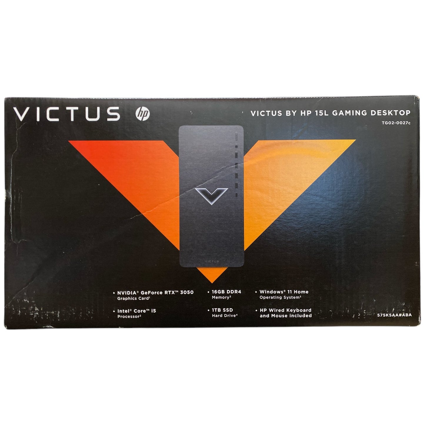 HP Victus 15L, Intel i5-12400F, 16GB RAM, 1 TB SSD, GeForce RTXTM 3050 Graphics