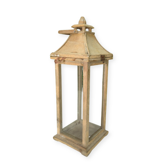 Large Teak Lantern
