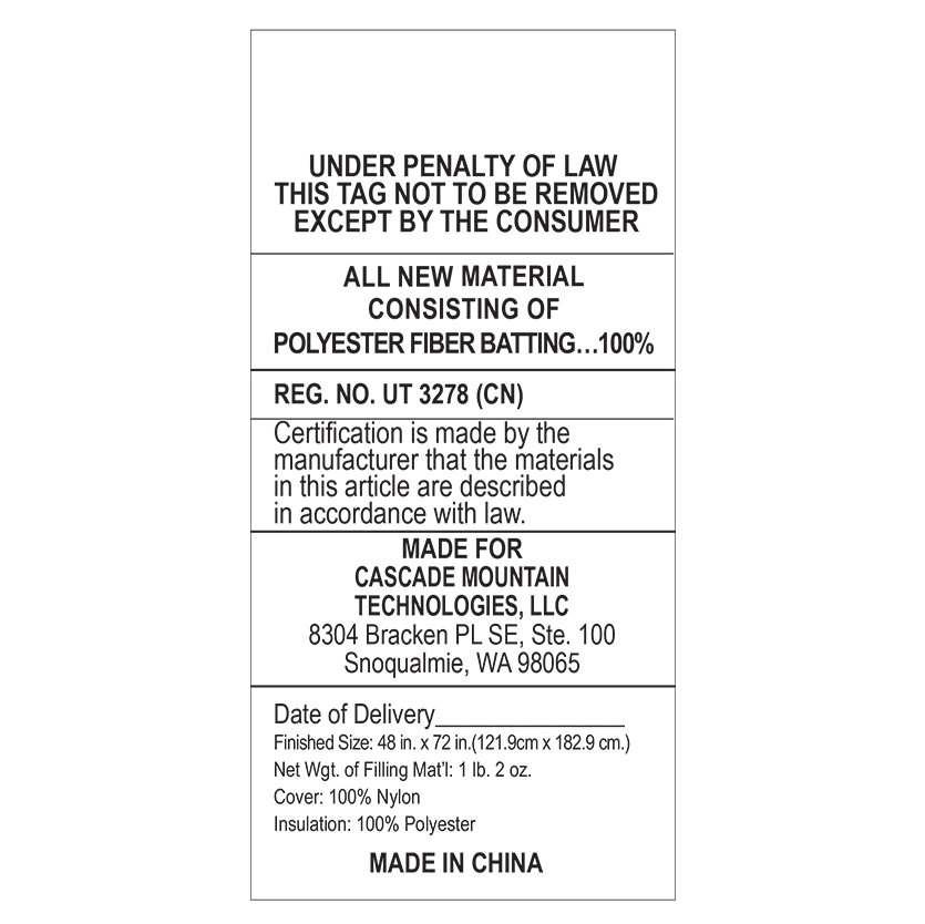 Adventure Pack Blanket