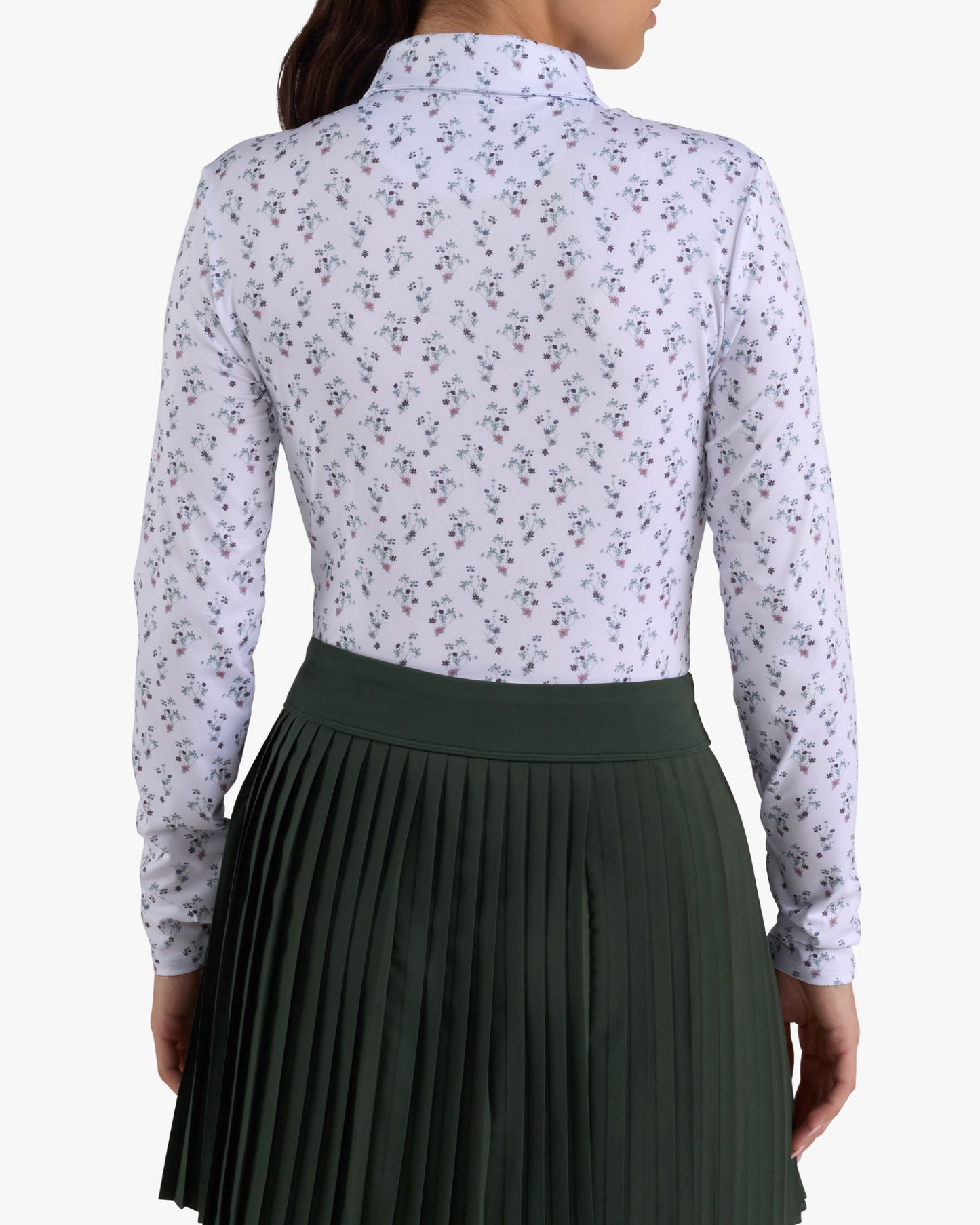 Long Sleeve Polo - Petunia Junkie