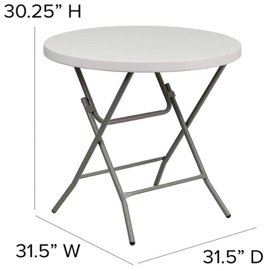 Short Folding Cocktail Table