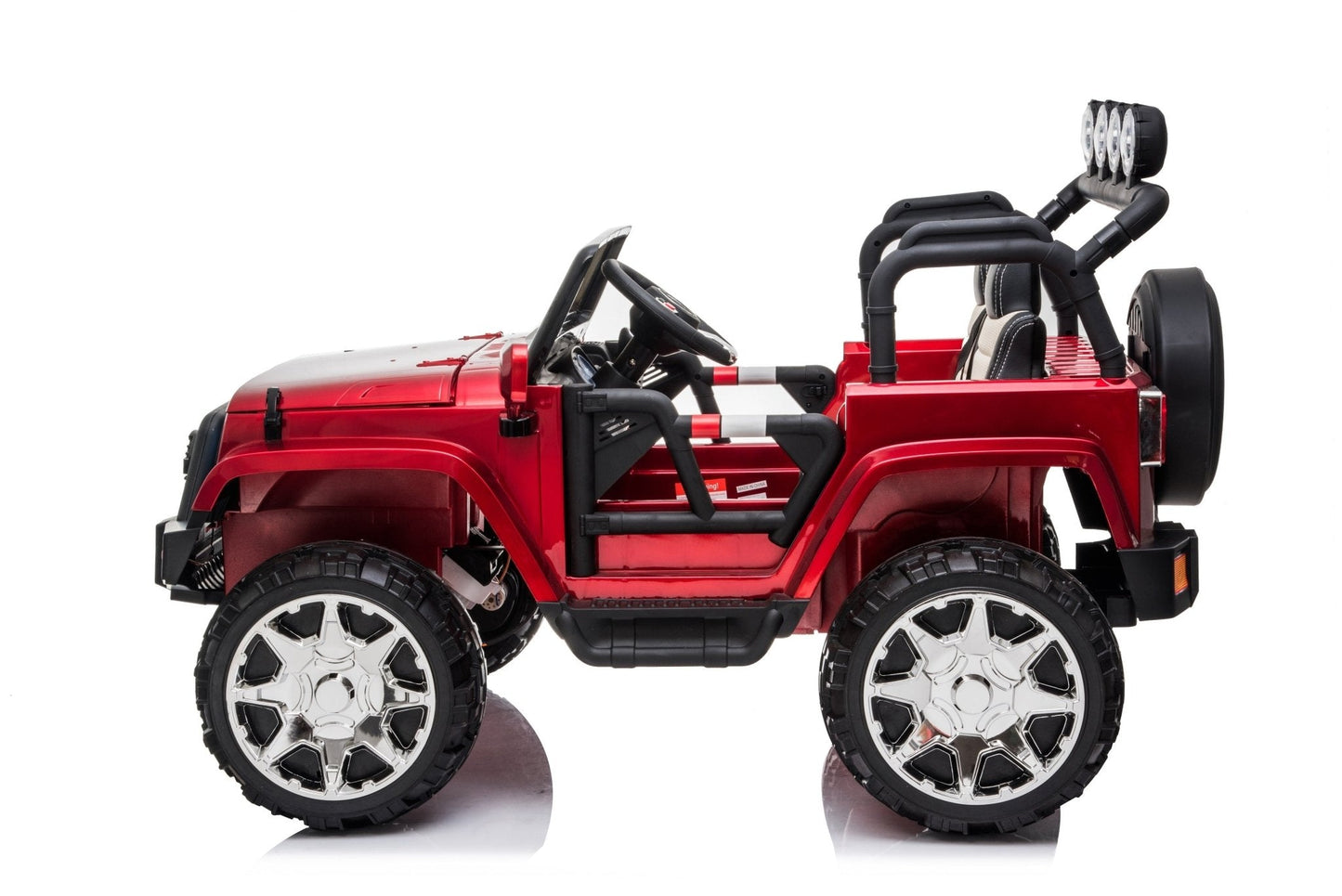 Magic Cars 2 Seater 24 Volt 4x4 Electric Ride On Jeep Style Rubber Tires Fully Loaded Truck ATV UTV For Kids Wireless Parental Control