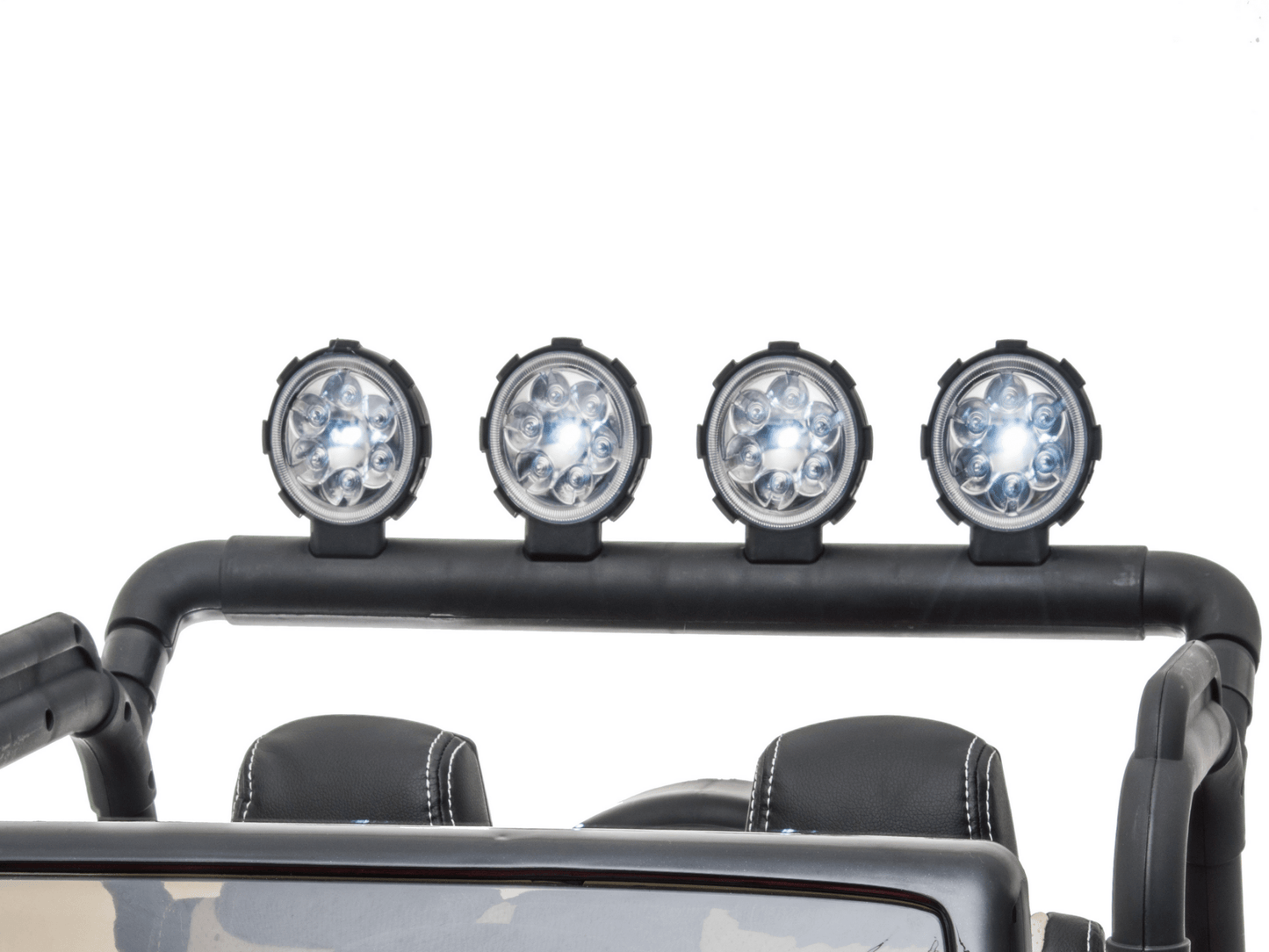 Magic Cars 2 Seater 24 Volt 4x4 Electric Ride On Jeep Style Rubber Tires Fully Loaded Truck ATV UTV For Kids Wireless Parental Control