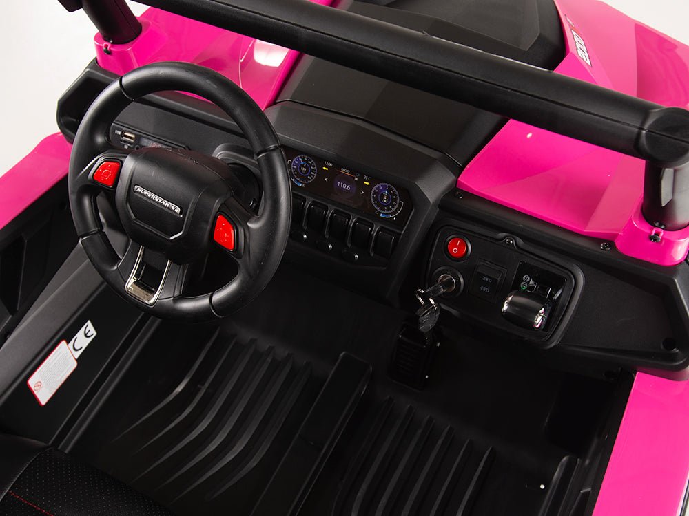 Magic Cars 2 Seater ATV Ride On UTV Quad Electric Buggy Truck Parental Control