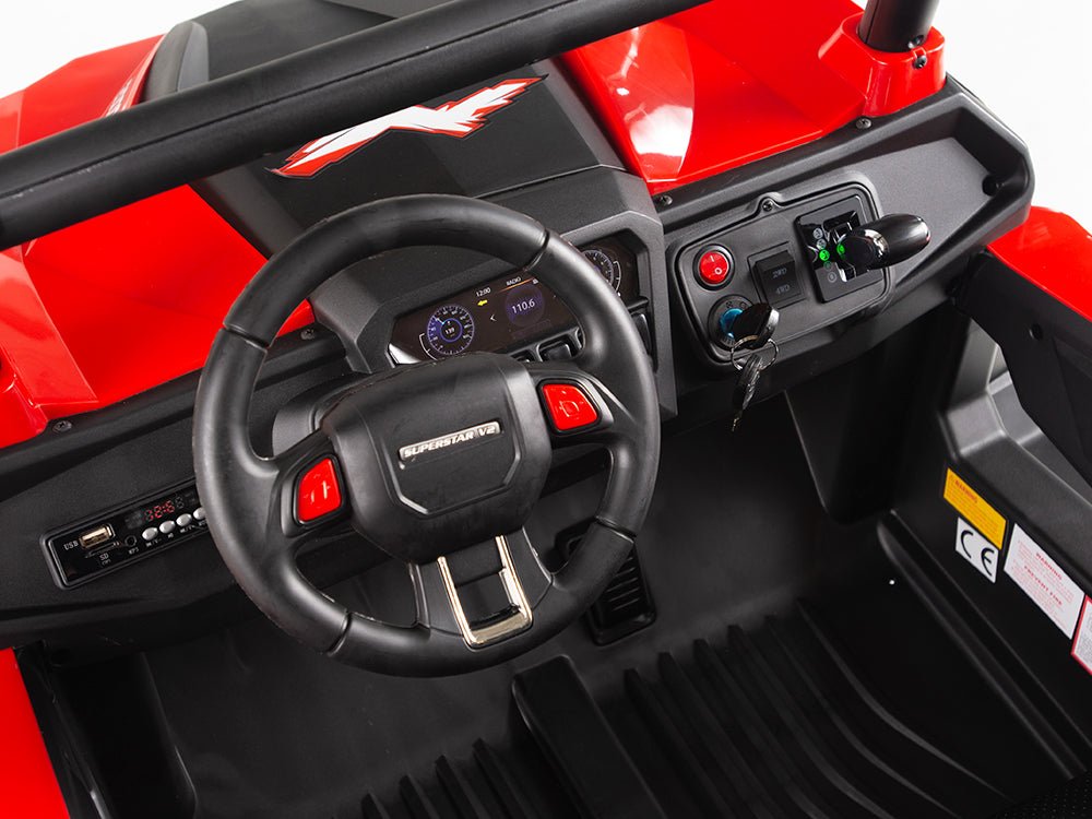 Magic Cars 2 Seater ATV Ride On UTV Quad Electric Dune Buggy Parental Control