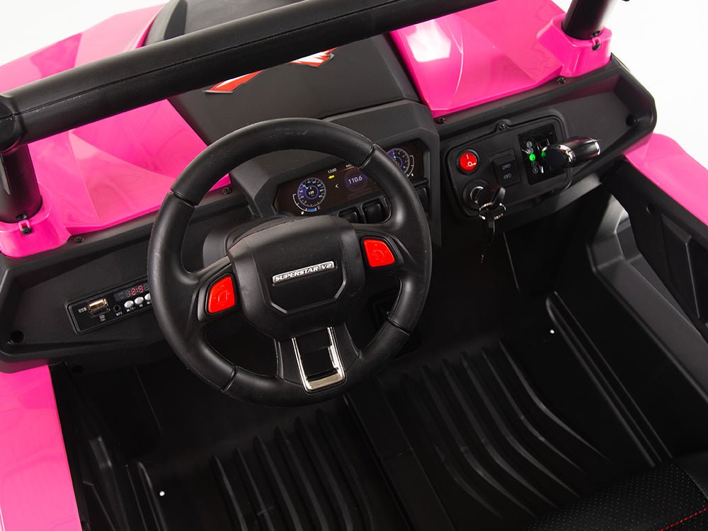 Magic Cars 2 Seater ATV Ride On UTV Quad Electric Dune Buggy Parental Control