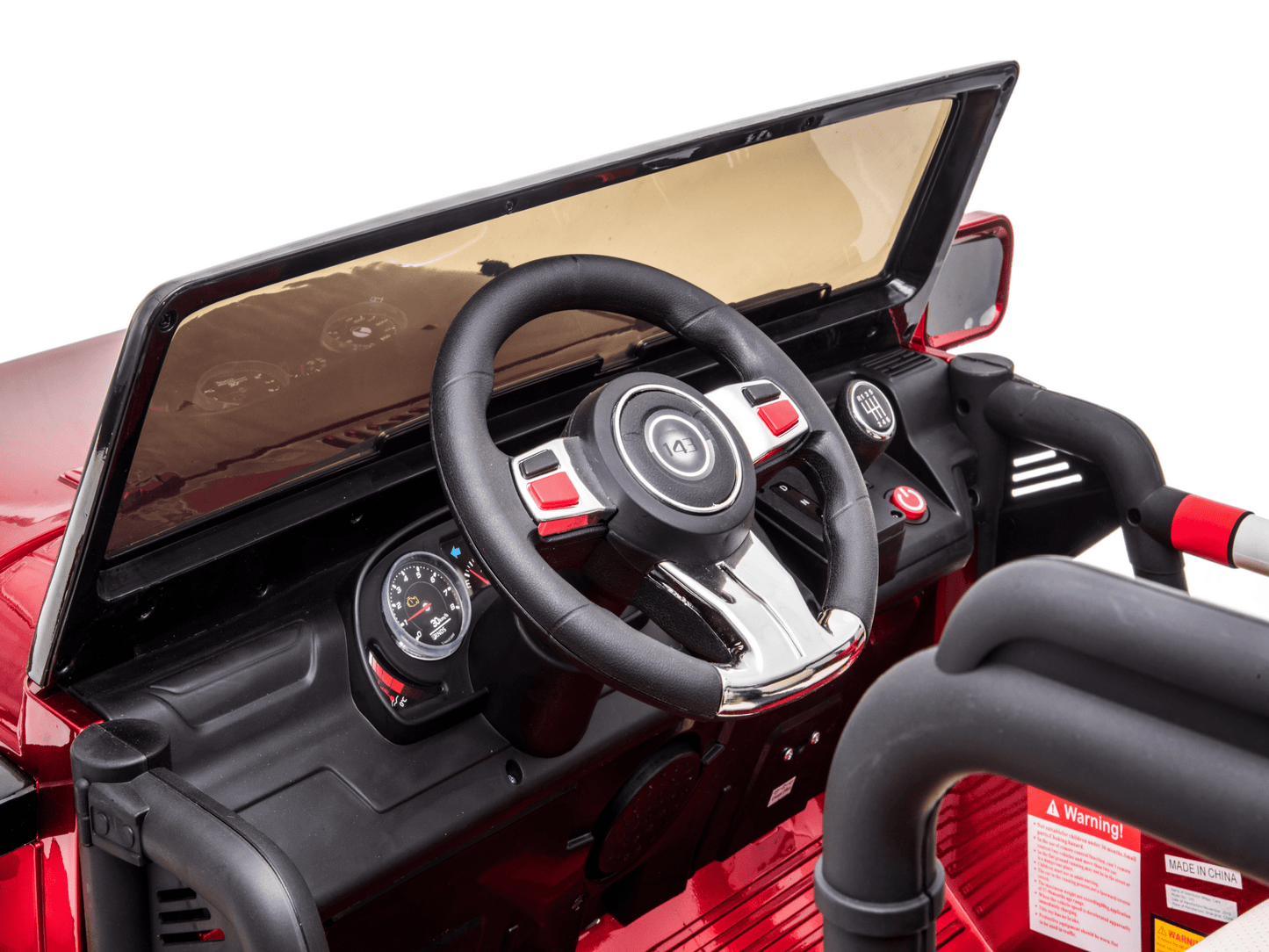 Magic Cars 24 Volt 2 Seater 4x4 Electric Ride On Jeep Style Rubber Tires Fully Loaded Truck UTV ATV For Kids Wireless Parental Control