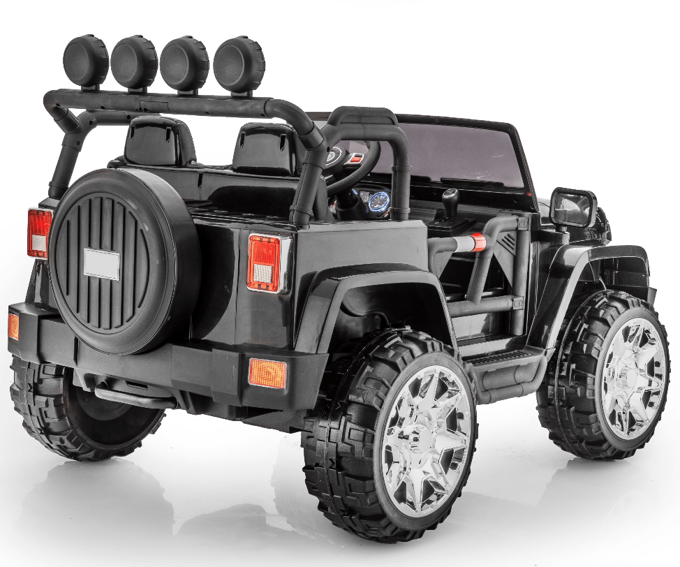Magic Cars 24 Volt 2 Seater 4x4 Electric Ride On Jeep Style Rubber Tires Fully Loaded Truck UTV ATV For Kids Wireless Parental Control