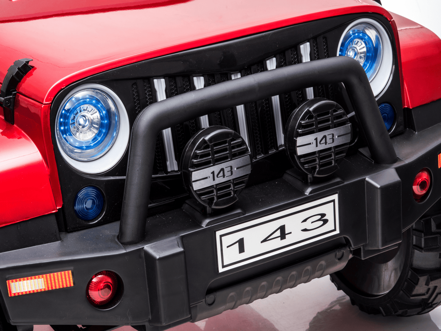 Magic Cars 24 Volt 2 Seater 4x4 Electric Ride On Jeep Style Rubber Tires Fully Loaded Truck UTV ATV For Kids Wireless Parental Control