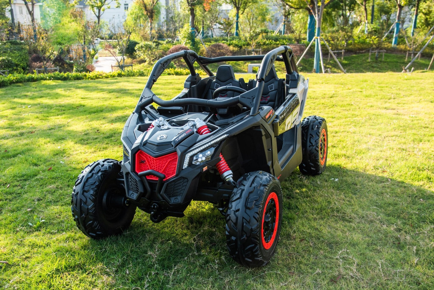 Magic Cars 4 Wheel Drive 2 Seater ATV Ride On UTV Quad Electric Buggy Truck Parental Control