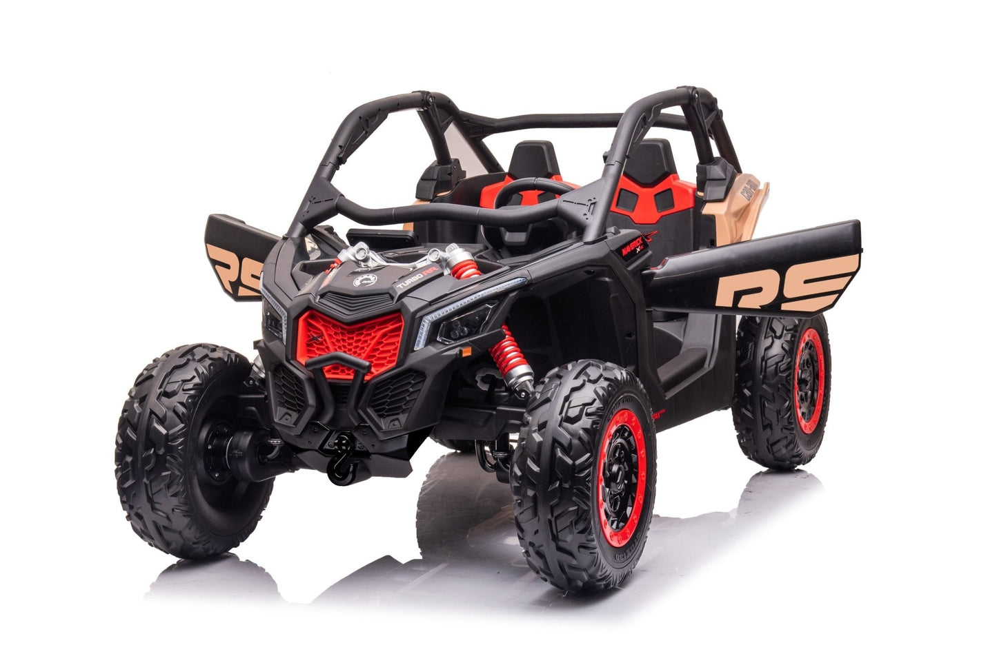 Magic Cars 4 Wheel Drive 2 Seater ATV Ride On UTV Quad Electric Buggy Truck Parental Control