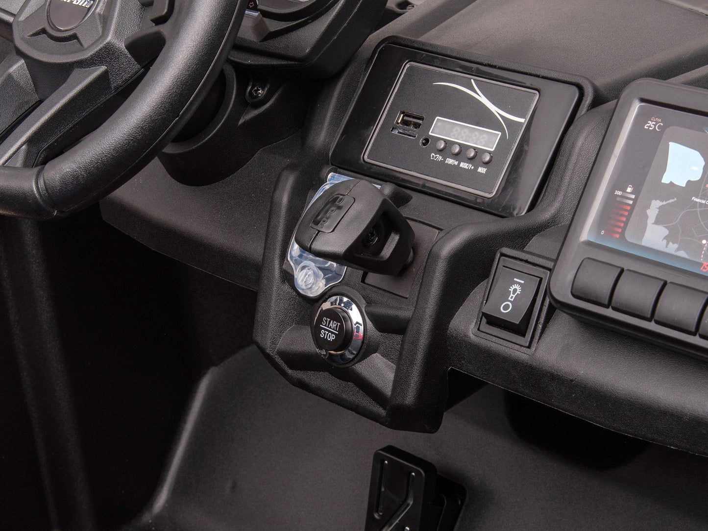 Magic Cars 4 Wheel Drive 2 Seater ATV Ride On UTV Quad Electric Buggy Truck Parental Control