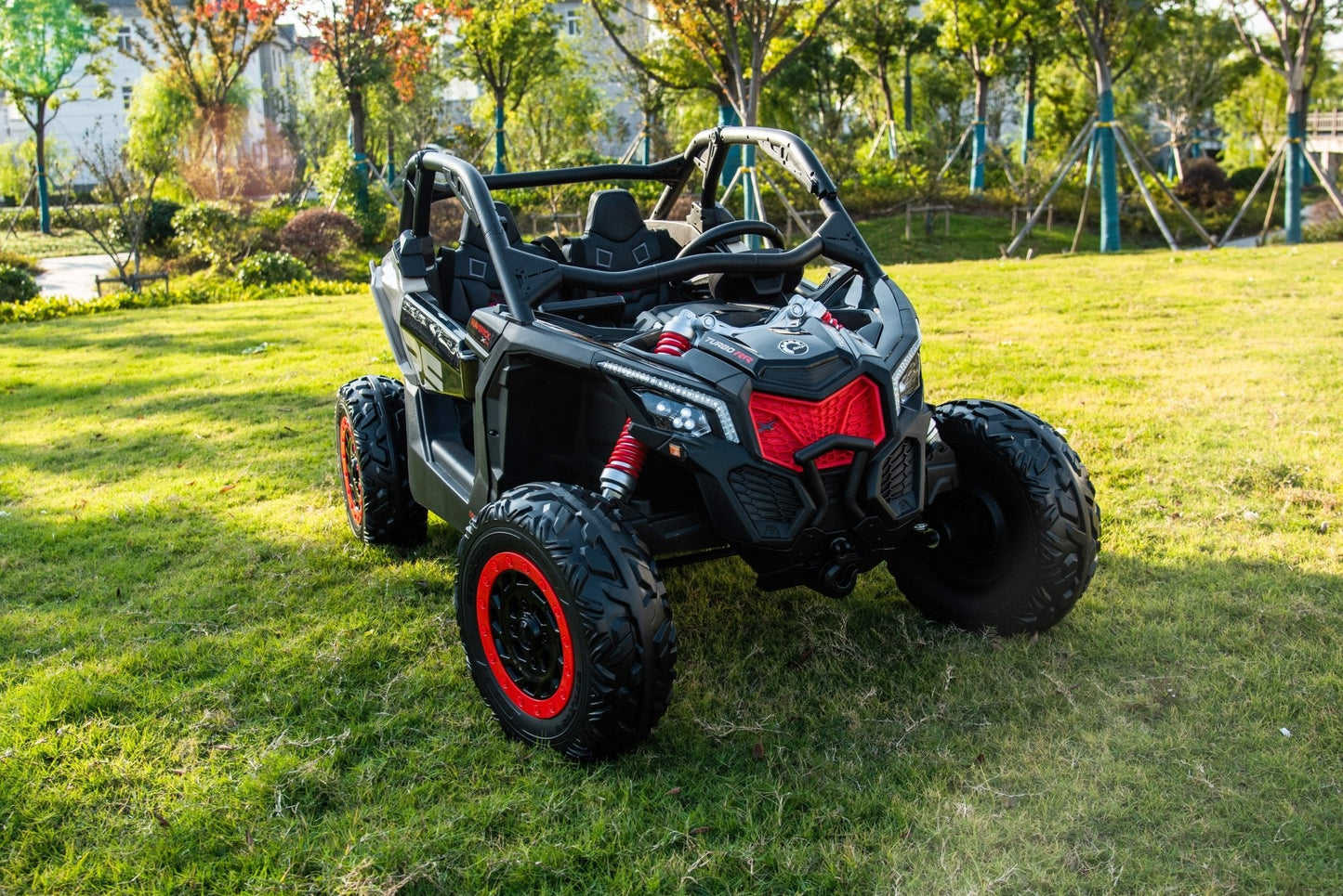 Magic Cars 4 Wheel Drive 2 Seater ATV Ride On UTV Quad Electric Buggy Truck Parental Control