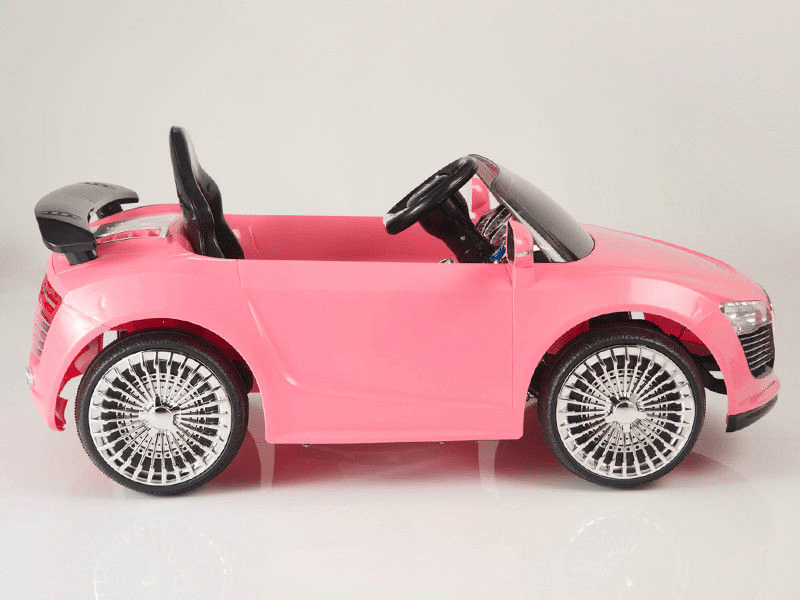 Magic Cars Audi Style Turbo Pink Ride On Roadster Style Electric Car For Children Wireless Parental Control