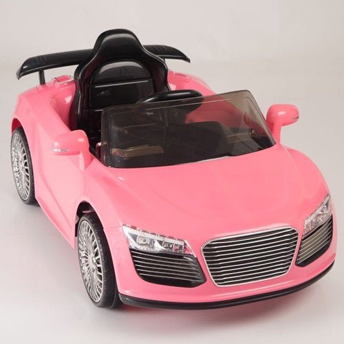 Magic Cars Audi Style Turbo Pink Ride On Roadster Style Electric Car For Children Wireless Parental Control