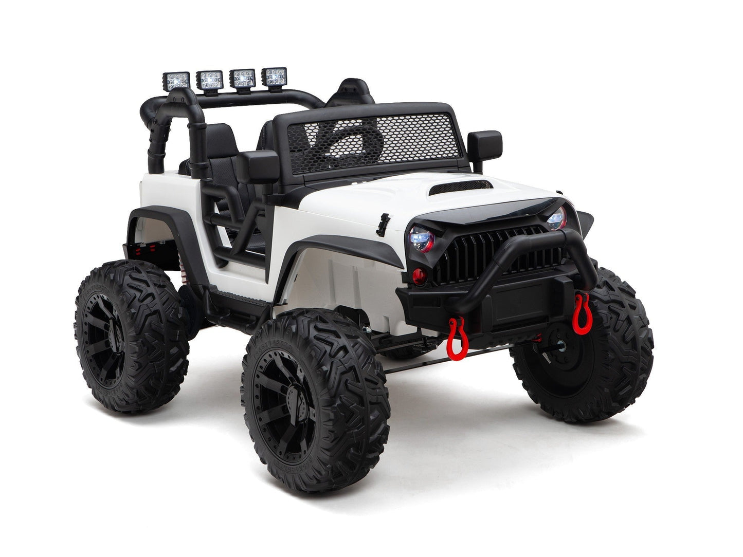 Magic Cars BOOM BOOM The BUFFALO Children's Off-Road Kids Car 24V 4X4 Ride-On Toy with 2 Seats Parental Remote Control - Perfect Present for Little Boys and Girls