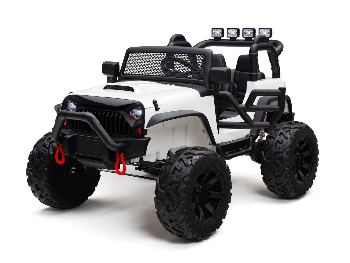 Magic Cars BOOM BOOM The BUFFALO Children's Off-Road Kids Car 24V 4X4 Ride-On Toy with 2 Seats Parental Remote Control - Perfect Present for Little Boys and Girls