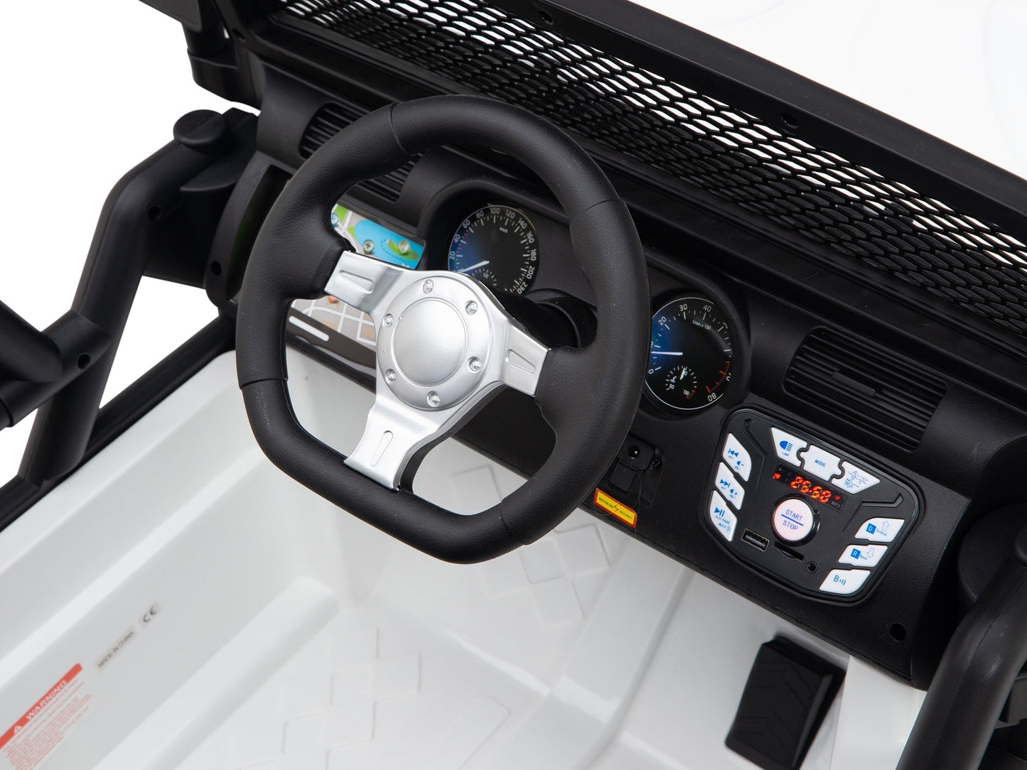 Magic Cars BOOM BOOM The BUFFALO Children's Off-Road Kids Car 24V 4X4 Ride-On Toy with 2 Seats Parental Remote Control - Perfect Present for Little Boys and Girls