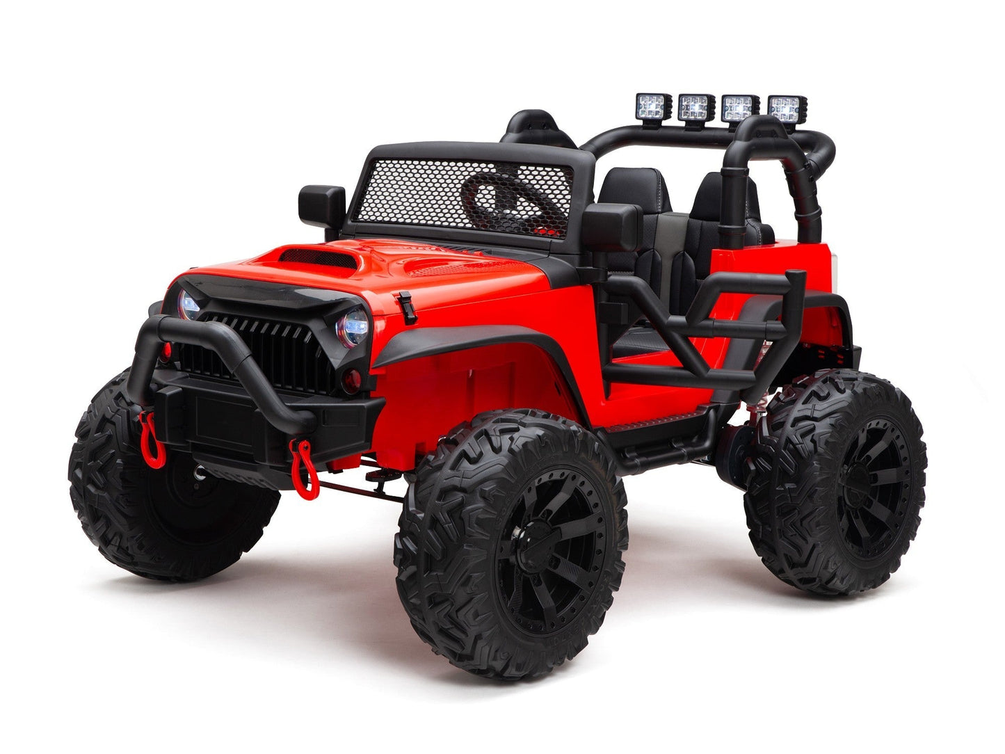 Magic Cars BOOM BOOM The BUFFALO Children's Off-Road Kids Car 24V 4X4 Ride-On Toy with 2 Seats Parental Remote Control - Perfect Present for Little Boys and Girls